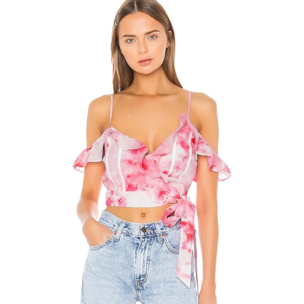 Lovers + Friends tie dye top